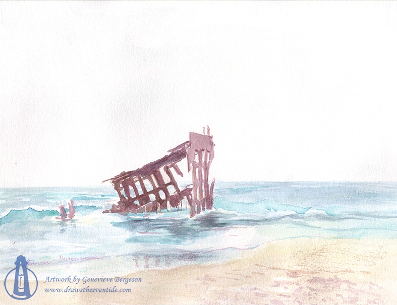 Wreck of the Peter Iredale (Light)