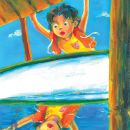 Racing Pajamas: Hattie at the Dock